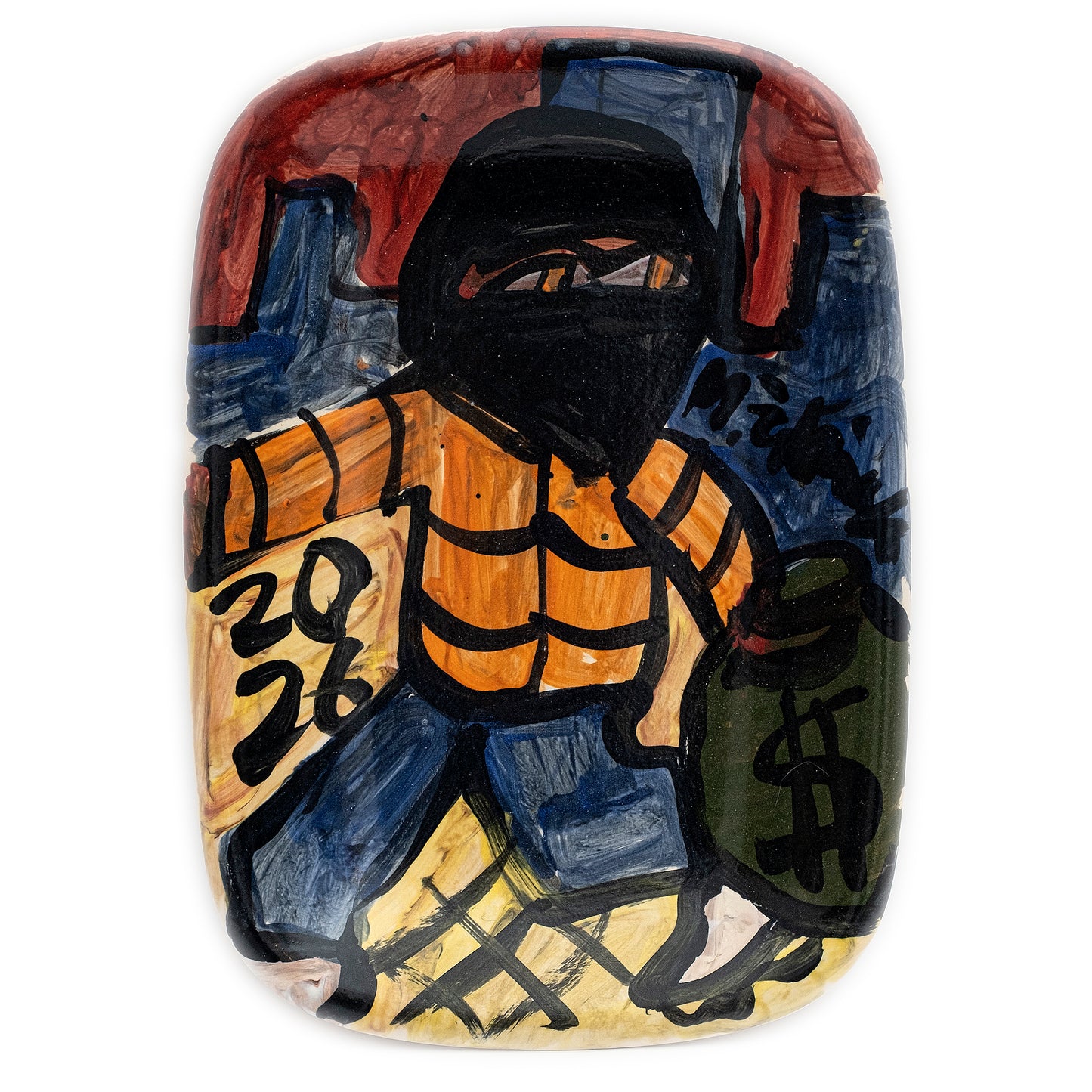 PARTY PLATE „ROBBER”