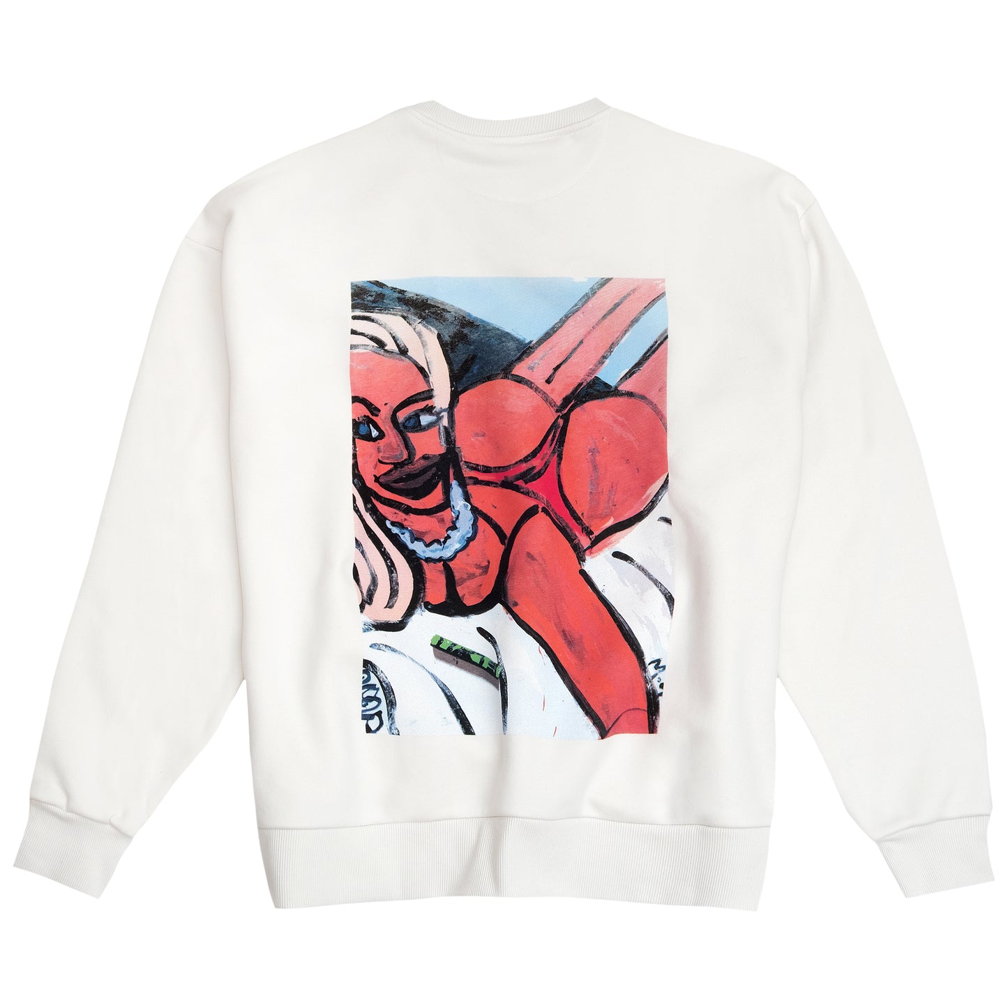 CREWNECK 'NICI Z ODWYKU' OFFWHITE